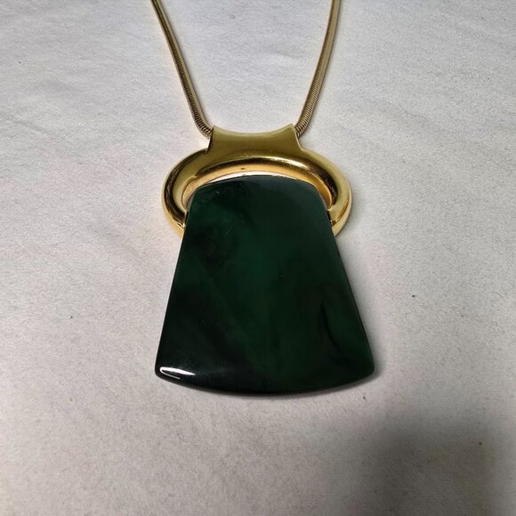 Vintage Lanvin Bijoux Lucite Interchangeable Pendant Necklace in Original Box - Picture 12 of 16